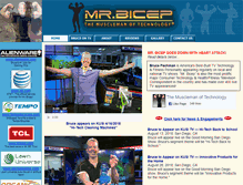 Tablet Screenshot of mrbicep.com